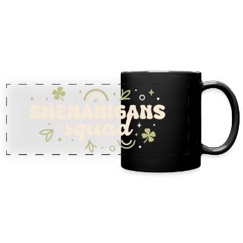 Shenanigans squad - Mug panoramique uni - noir - Devant