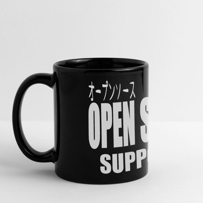 LUZILLION CODER COUTURE, PARTISAN DE L’OPEN SOURCE Mug panoramique uni