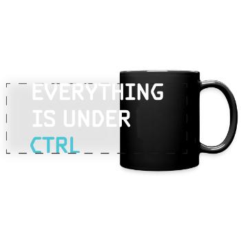 Funny Programming - Programmer Software Engineer - Full Colour Panoramic Mug - black - Front