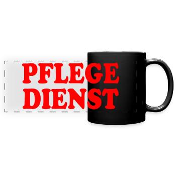 Nursing - Full Colour Panoramic Mug - black - Front