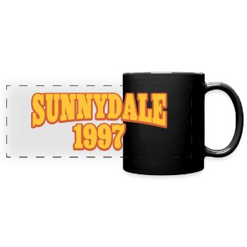 Sunnydale en 1997 - Mug panoramique uni - noir - Devant