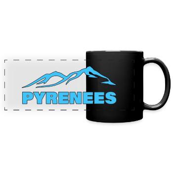 PYRENEES - Full Colour Panoramic Mug - black - Front
