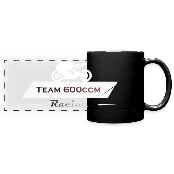 Team 600cc Motorcycle Racing - Full Colour Panoramic Mug - black - Front