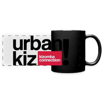 urbankiz kizomba connection! - Panorama-Tasse farbig - Schwarz - Vorne