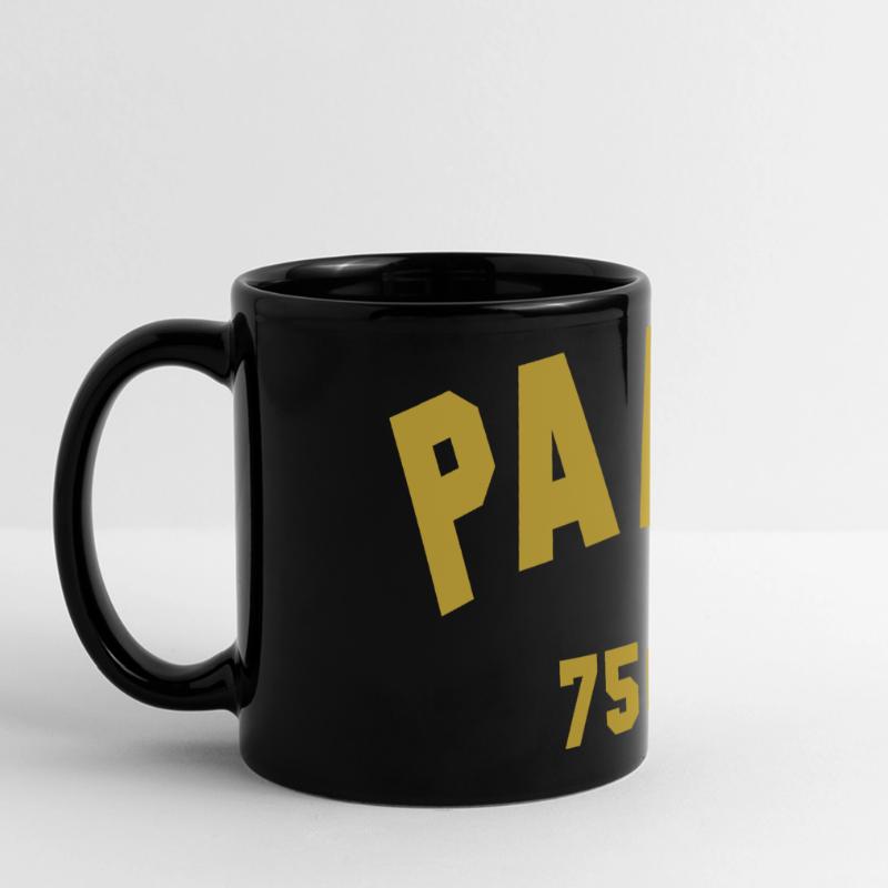 PARIS Code postal Mug panoramique uni
