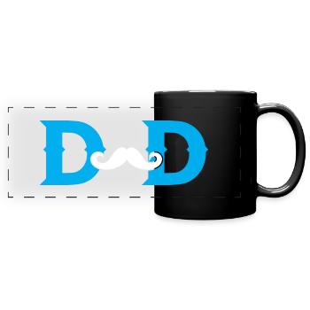 Dad - Full Colour Panoramic Mug - black - Front
