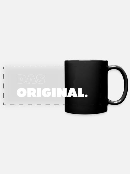 Das Original - Panorama-Tasse farbig - Schwarz