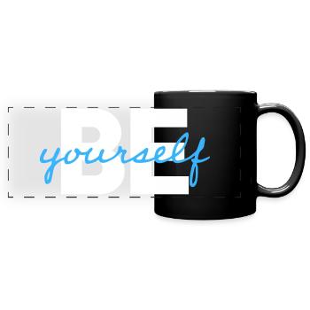 soyez vous-même - Mug panoramique uni - noir - Devant