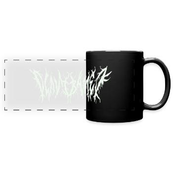 Plant Based Metal - Greenish White - Panorama-Tasse farbig - Schwarz - Vorne