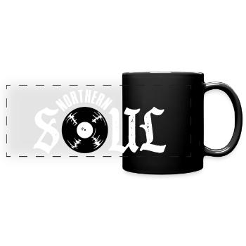 Northern Soul Vintage - Full Colour Panoramic Mug - black - Front