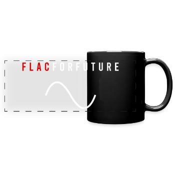 FLAC for Future Audiophile - Full Colour Panoramic Mug - black - Front