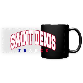 Saint Denis - Full Colour Panoramic Mug - black - Front