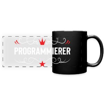 Profession de psychiatre - Mug panoramique uni - noir - Devant
