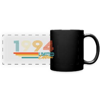 1994 Vintage Born Birthday Gift - Full Colour Panoramic Mug - black - Front