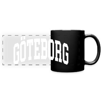 Gothenburg - Full Colour Panoramic Mug - black - Front