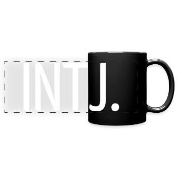 INTJ. - Full Colour Panoramic Mug - black - Front