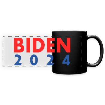 Joe biden 2024 - Full Colour Panoramic Mug - black - Front
