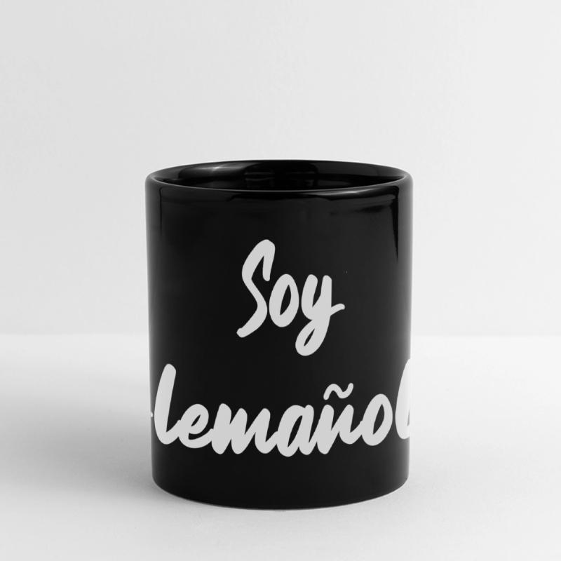 Deutsch-Spanierin Spanisch spanisch Geschenk Panorama-Tasse farbig