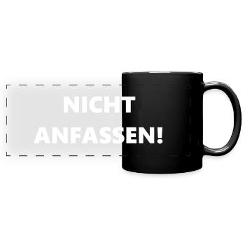 Do not touch! - Full Colour Panoramic Mug - black - Front