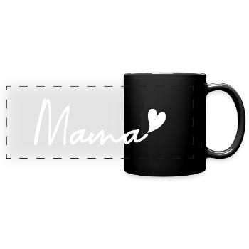 Mama - Fête des mères - Mug panoramique uni - noir - Devant