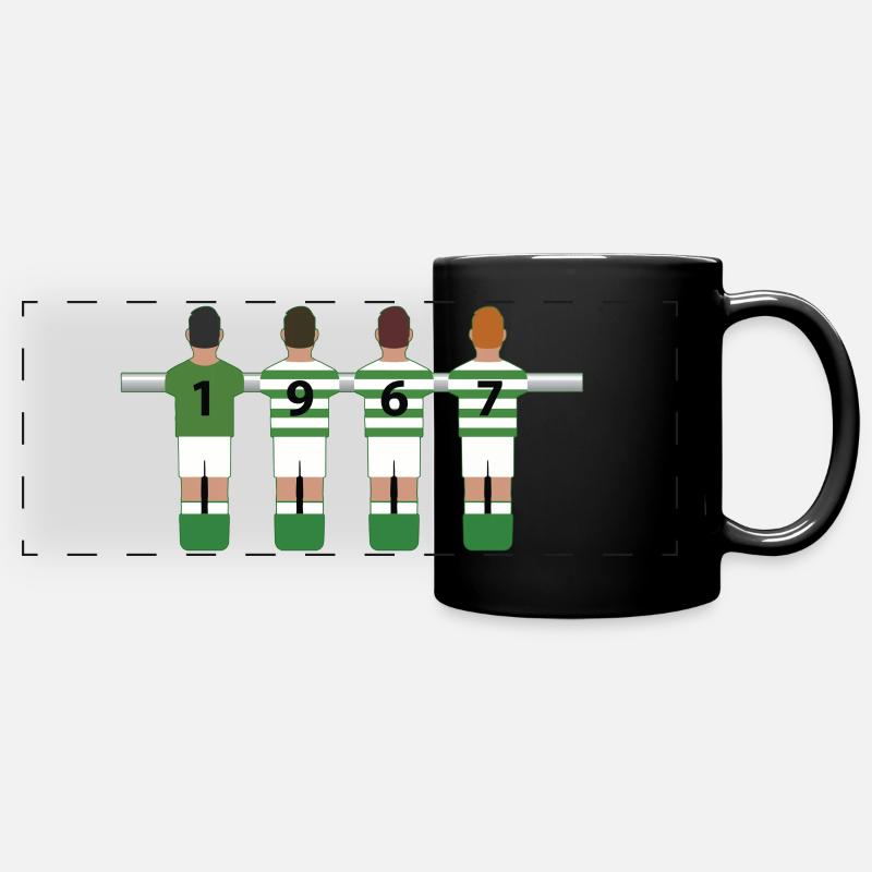 1967 Lisbon Lions Foosball - Full Colour Panoramic Mug - black