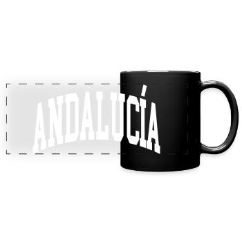 Andalucía - Panorama-Tasse farbig - Schwarz - Vorne
