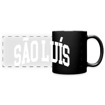 Sao Luis - Panorama-Tasse farbig - Schwarz - Vorne