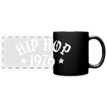 Hip Hop 1976 Rétro - Mug panoramique uni - noir - Devant
