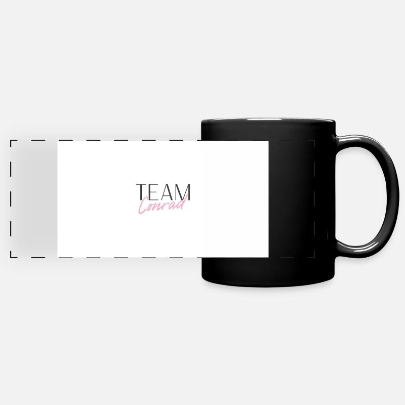 Équipe Conrad - Mug panoramique uni - noir