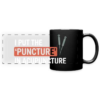 Praticien agréé en MTC Expert en Thérapie - Mug panoramique uni - noir - Devant