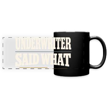Mortgage Brokers, Loan Officers, - Full Colour Panoramic Mug - black - Front