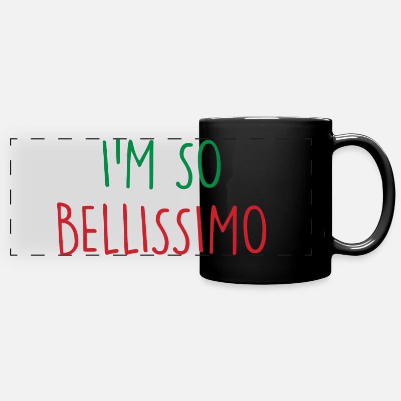 Bellissimo, Italy, Italy - Full Colour Panoramic Mug - black