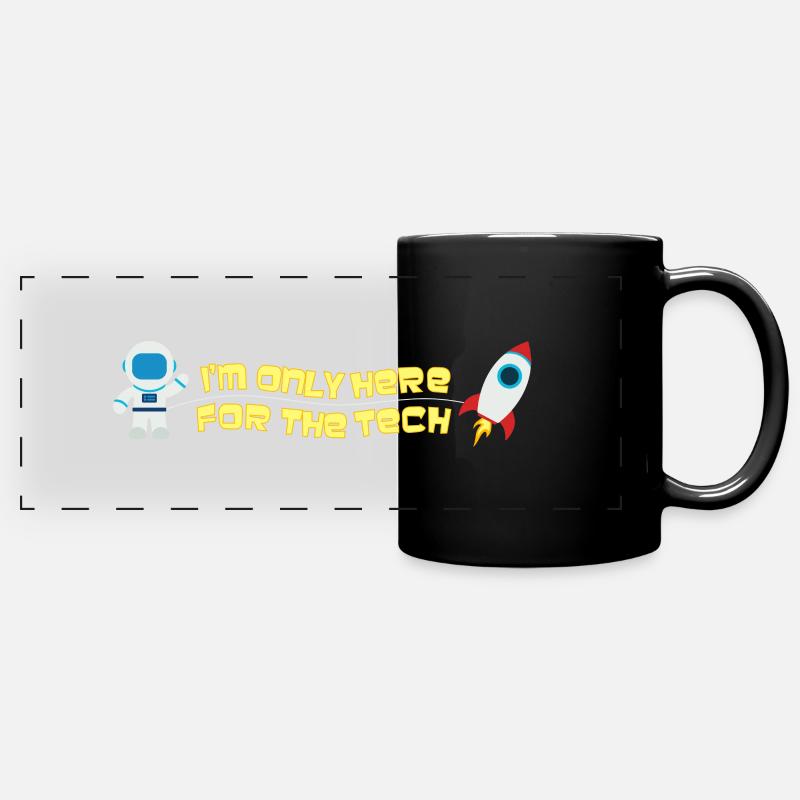 FOR THE TECH - Panorama-Tasse farbig - Schwarz