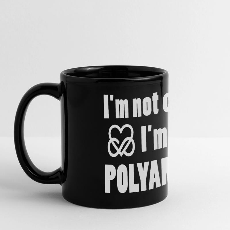 Polyamory Infinity Heart - I'm just polyamorous Full Colour Panoramic Mug