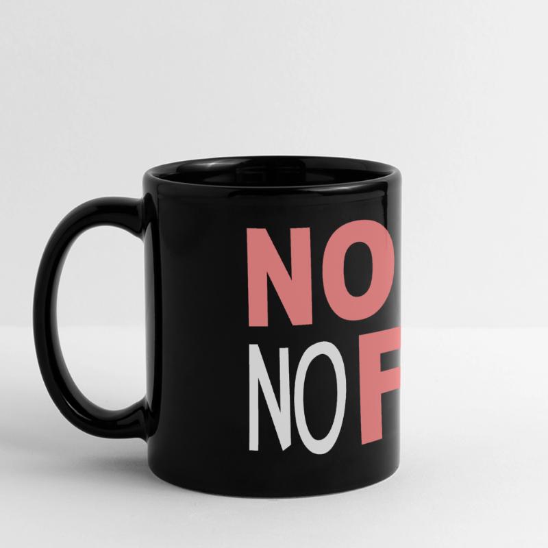 Pas de risque pas de plaisir pas de risque amusant déclaration courageux Mug panoramique uni