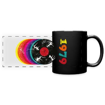 Millésime 1979 - Mug panoramique uni - noir - Devant