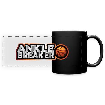 Ankle Breaker for real streetball players - Full Colour Panoramic Mug - black - Front