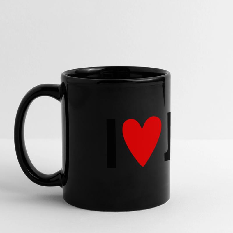 J'AIME Java Mug panoramique uni