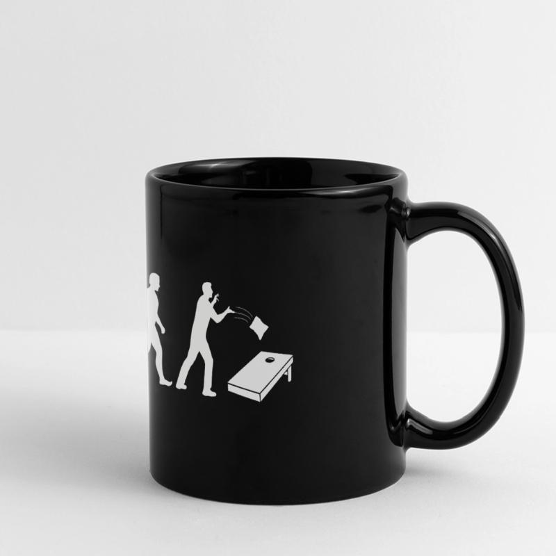 Cornhole Player Evolution Cornhole Panorama-Tasse farbig