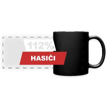 112% Hasici Czech Republic | by Brandstoff Fashion - Full Colour Panoramic Mug - black - Front