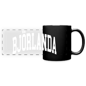 Björlanda - Full Colour Panoramic Mug - black - Front
