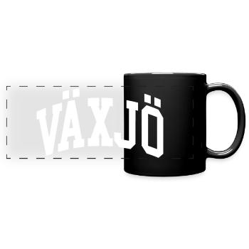 Växjö - Panorama-Tasse farbig - Schwarz - Vorne