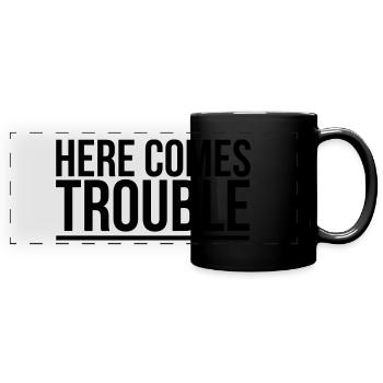 Anger funny sayings - Full Colour Panoramic Mug - black - Front