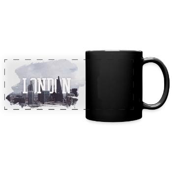 LONDON - Full Colour Panoramic Mug - black - Front