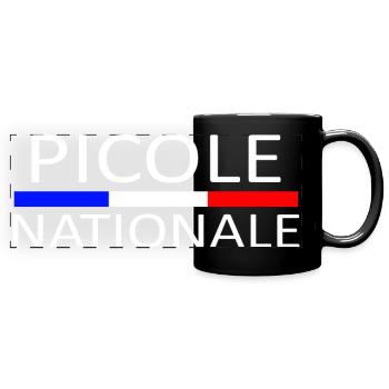 picole nationale - Mug panoramique uni - noir - Devant