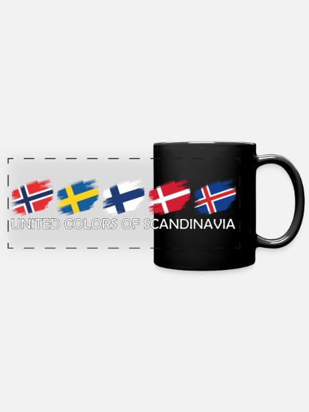 United Colors of Scandinavia - Panorama-Tasse farbig - Schwarz