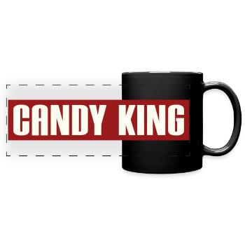 ROI DES BONBONS - Mug panoramique uni - noir - Devant