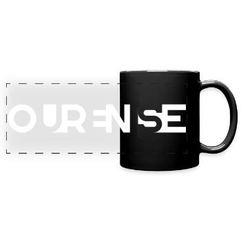 OURENSE (Orense) – Galice – Espagne - Mug panoramique uni - noir - Devant