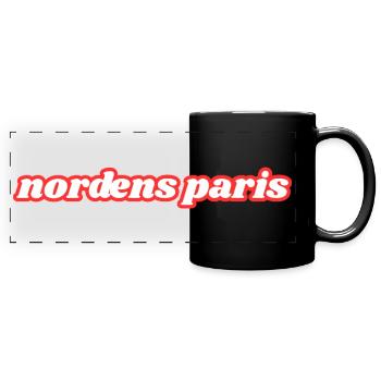 Das Paris des Nordens - Panorama-Tasse farbig - Schwarz - Vorne