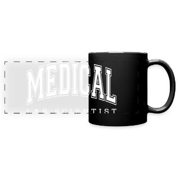 Scientifique de laboratoire médical - Technicien de laboratoire - Mug panoramique uni - noir - Devant